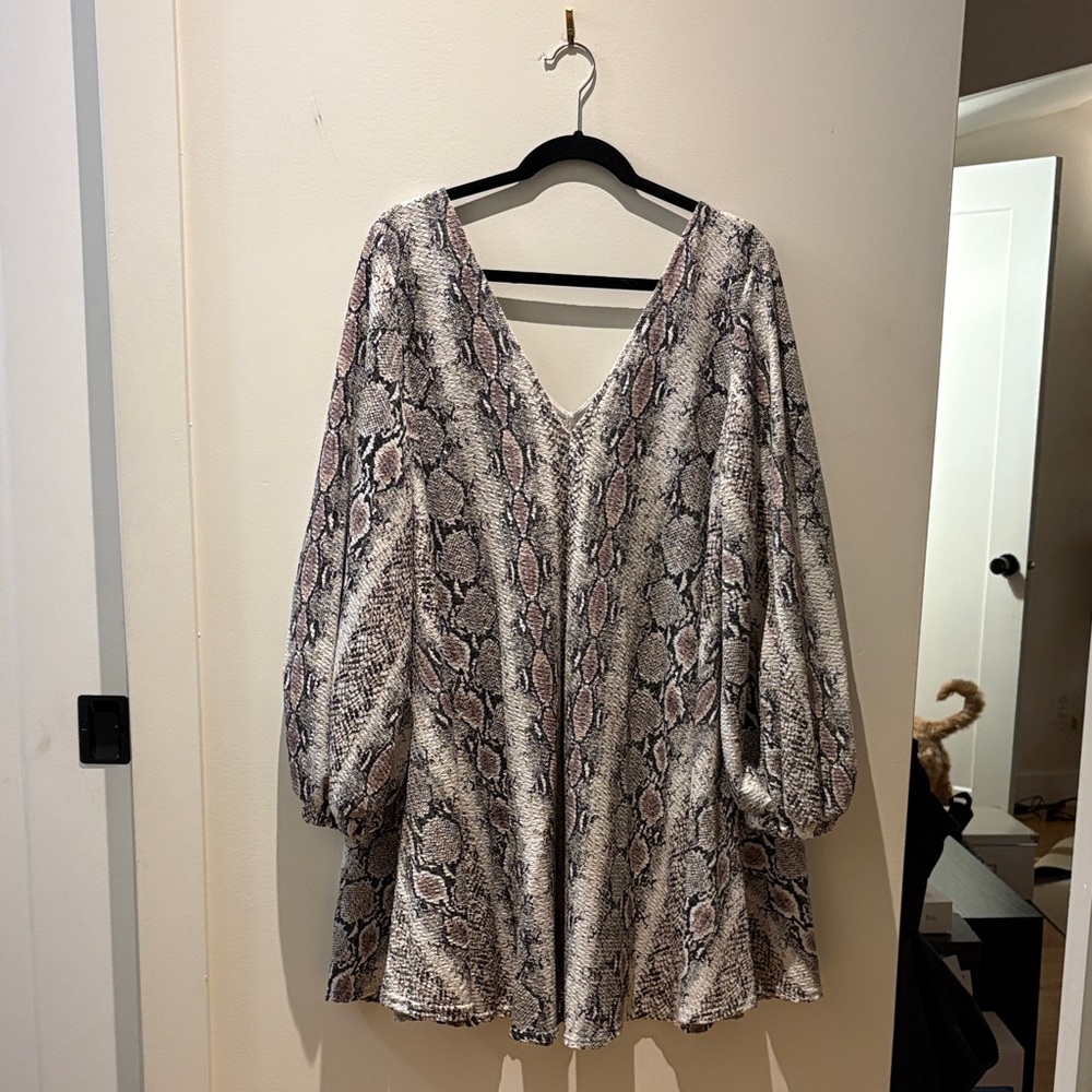 ASOS Snakeskin Print Mini Dress